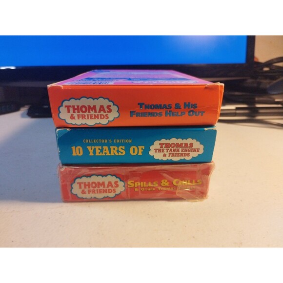 Thomas The Tank Engine Lot Of 3 VHS - George Carlin, Alec Baldwin - Rare - Picture 4 of 6